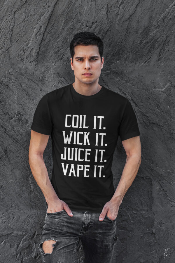 COIL IT. WICK IT. JUICE IT. VAPE IT. || Negra