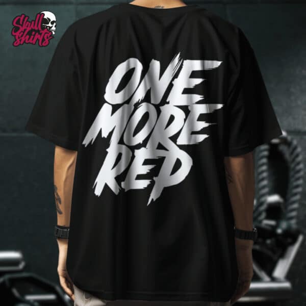 Playera Oversize para GYM "One More Rep" || GYM