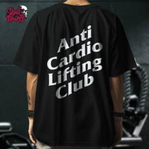Playera Oversize para GYM "Anti Cardio Lifting Club" || GYM
