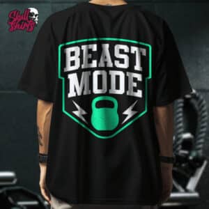 Playera Oversize para GYM "Beast Mood" || GYM