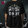 Playera Oversize para GYM "Gym Life" blanca || GYM