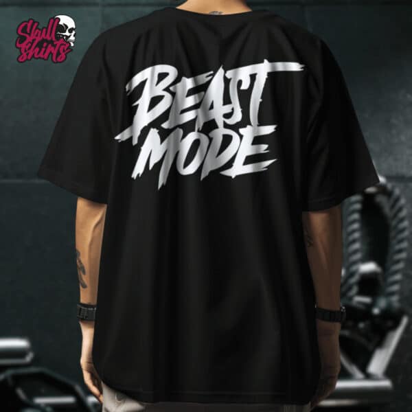 Playera Oversize para GYM "Beast Mode" || GYM