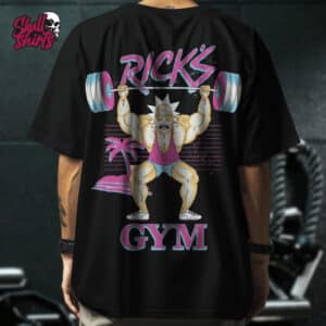 Playera Oversize para GYM "Ricky’s Gym" Rosa || GYM