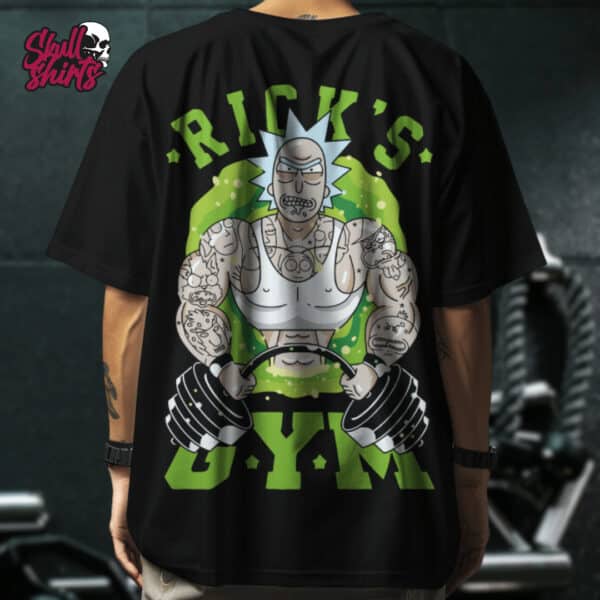 Playera Oversize para GYM "Rick’s Gym" || GYM