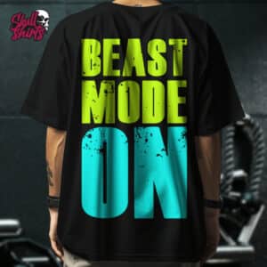 Playera Oversize para GYM "BEAST MODE ON" Colores || GYM