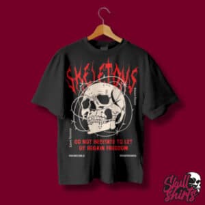 Playera Oversize "Skeletons" Streetwear