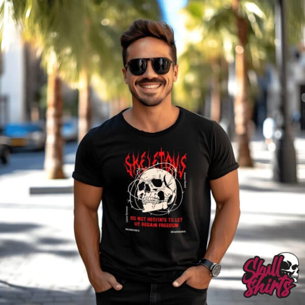 Playera Oversize "Skeletons" Streetwear