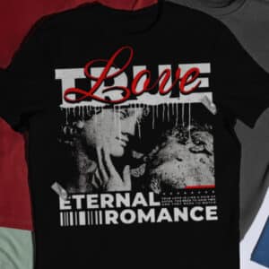 Playera Negra ETERNAL ROMANCE