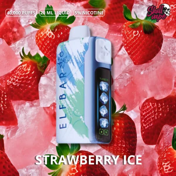 Strawberry Ice - ELFBAR Ice King (40 mil hits)