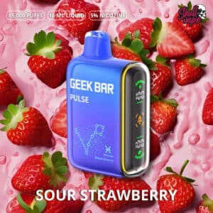 Sour Strawberry - Geek Bar Pulse