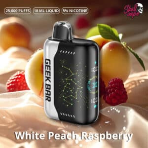 White Peach Raspberry - GEEK BAR PULSE X