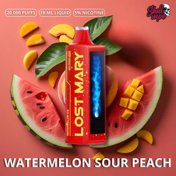 Watermelon Sour Peach - Lost Mary MO20000
