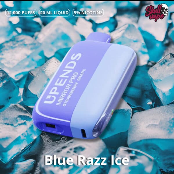 Blue Razz Ice - Mirror Pro (12 mil hits)