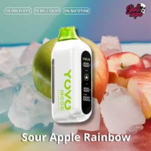 Sour Apple Rainbow - Yovo Ultra 18000